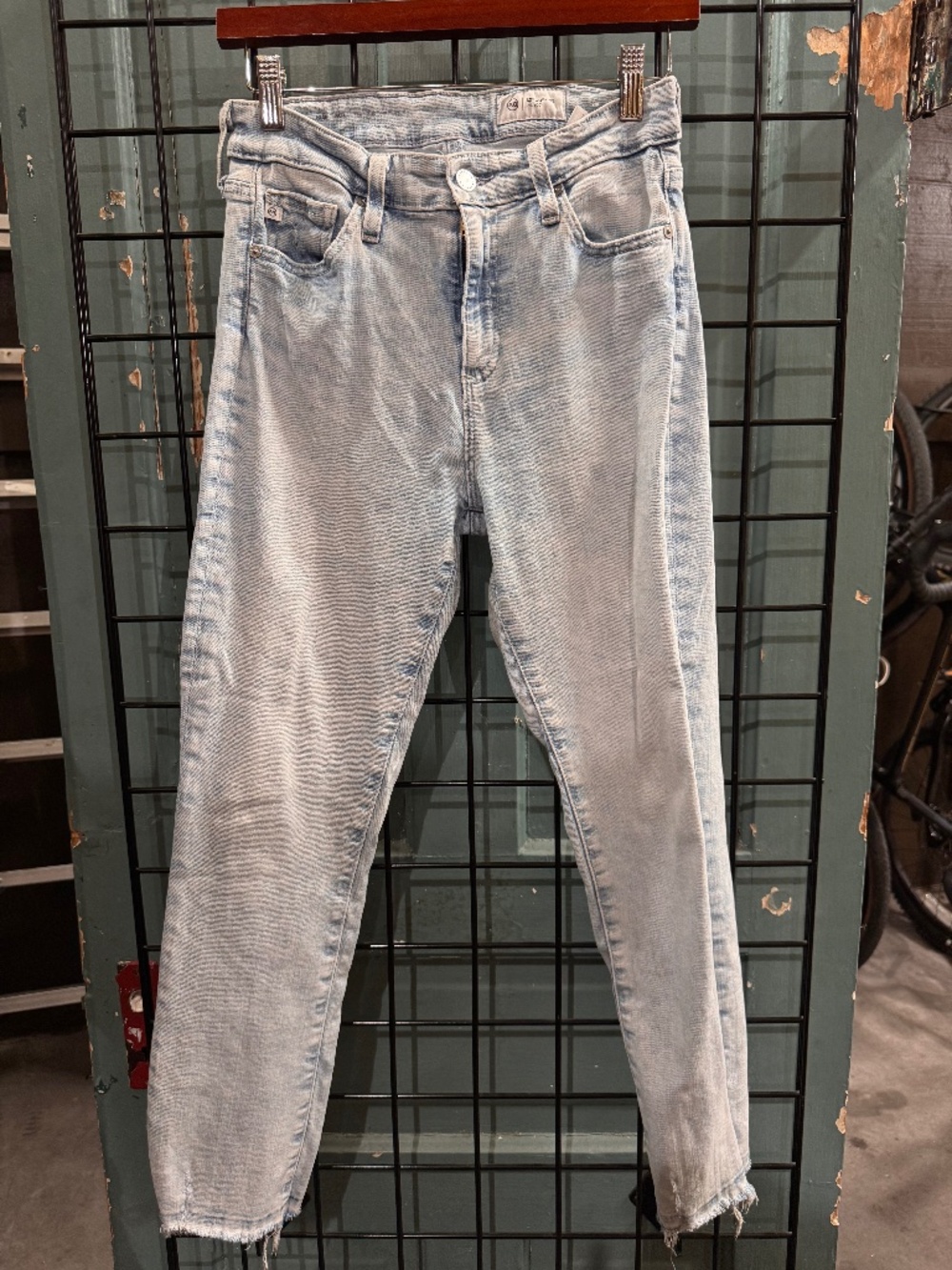 AG MARI HIGH RISE SLIM STRAIGHT WOMENS JEAN